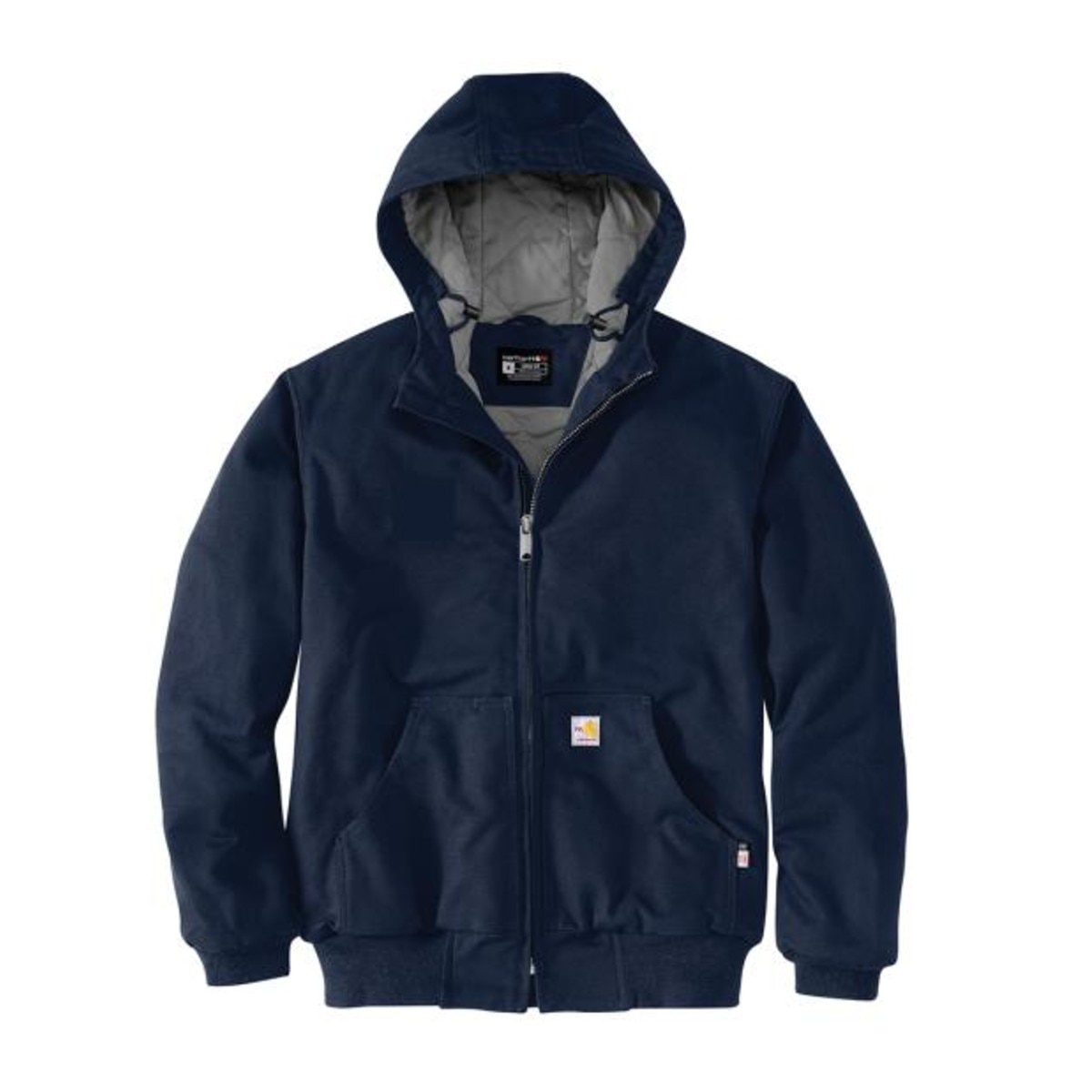 Carhartt FR フーディ ダックジャケット ネイビー XL TALL Carhartt FR Loose Fit Duck Insulated Active Jacket